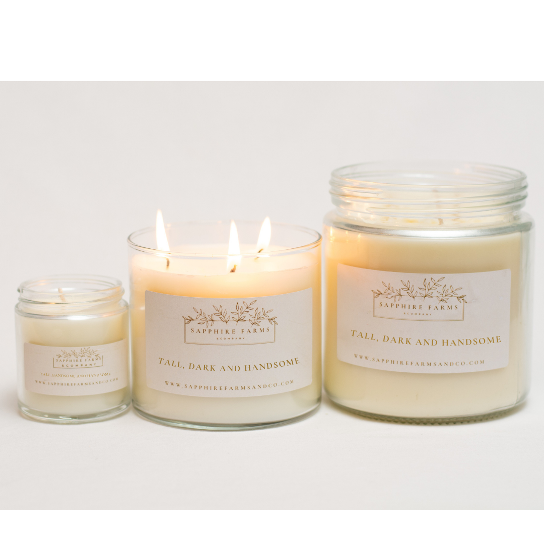 Tall, Dark and Handsome Candle
